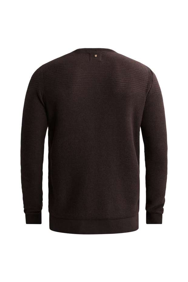 PME Legend cotton mouline (organic) PKW2610300 4357 dark aubergine