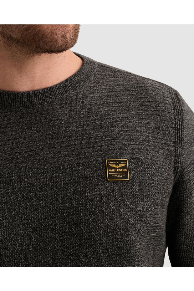 PME Legend cotton mouline (organic) PKW2610300 9067 jet black