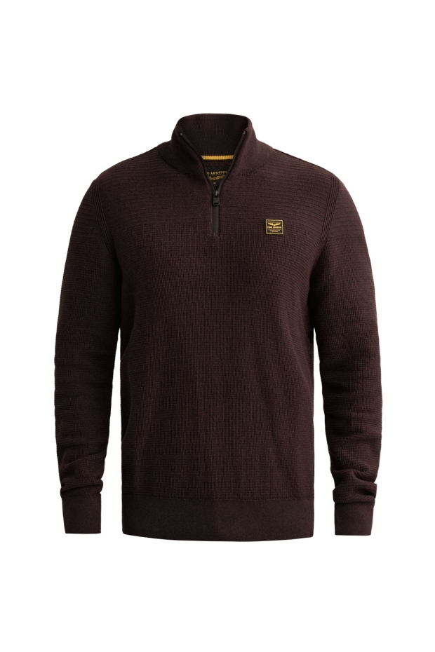 PME Legend cotton mouline (organic) PKW2610301 4357 dark aubergine