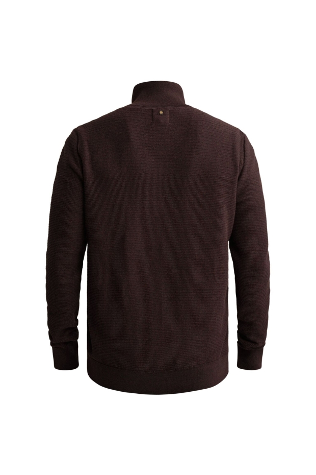 PME Legend cotton mouline (organic) PKW2610301 4357 dark aubergine