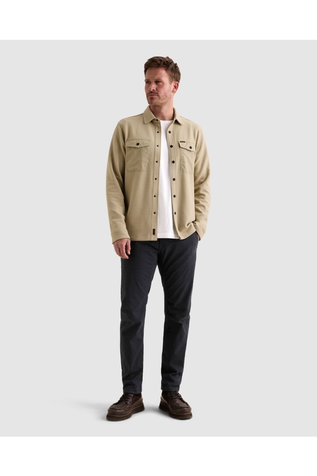 PME Legend The Jones Jersey Waffle/overshirt PSI2610288 6412 stone green