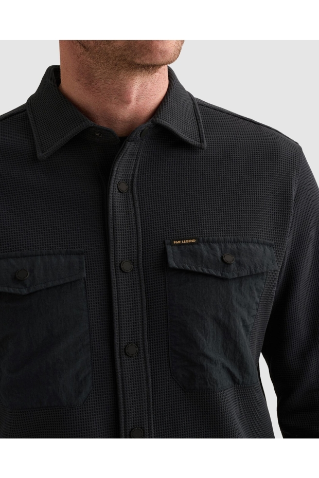 PME Legend The Jones Jersey Waffle/overshirt PSI2610288 5281 salute