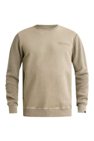 PME Legend PME Legend sweat knit combination psw2610323 Sweater 6412 stone green