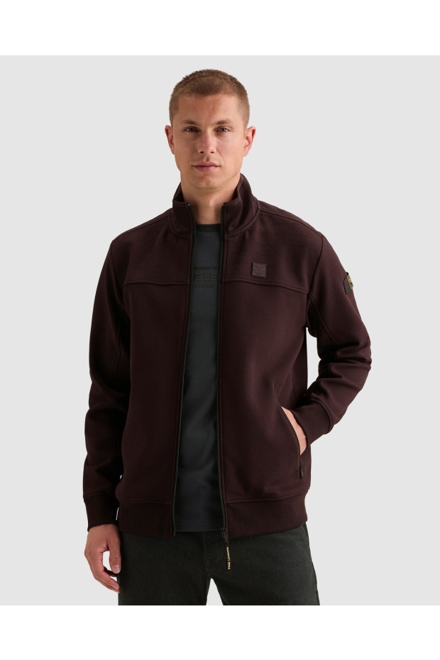 PME Legend interlock sweat PSW2610475 4357 dark aubergine