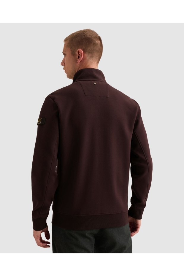 PME Legend interlock sweat PSW2610475 4357 dark aubergine