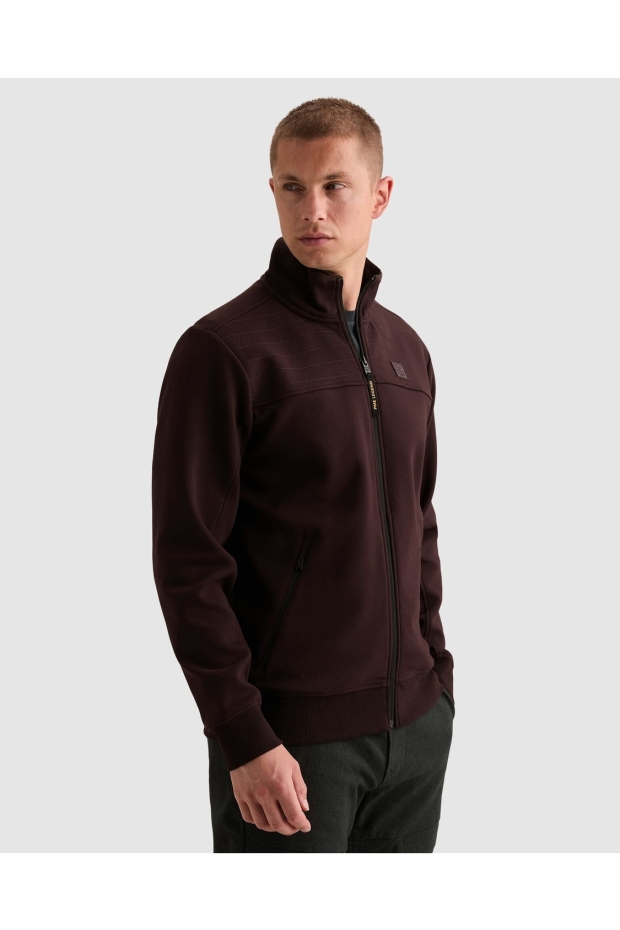 PME Legend interlock sweat PSW2610475 4357 dark aubergine
