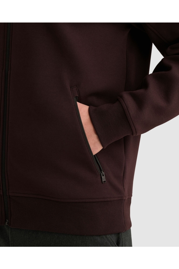 PME Legend interlock sweat PSW2610475 4357 dark aubergine
