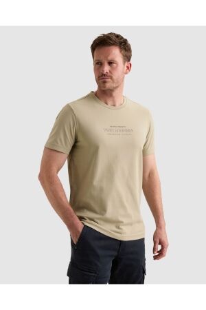 PME Legend PME Legend cotton elastan hd ptss2610584 Print T-shirts 6412 stone green