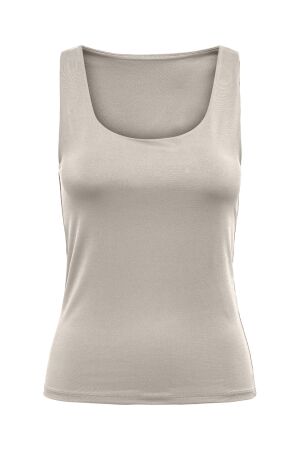 Only Only onllone s/l 2-way top jrs Tops en Singlets pumice stone