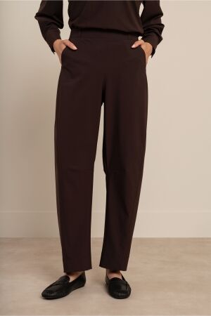 Studio Anneloes Studio Anneloes marlise barrel trousers 94861 Broek 8700 espresso