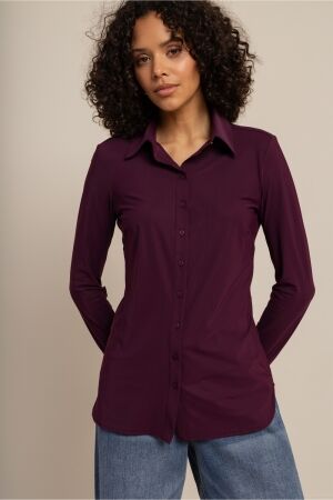 Studio Anneloes Studio Anneloes poppy blouse 94802 Blouse 3800 blackberry
