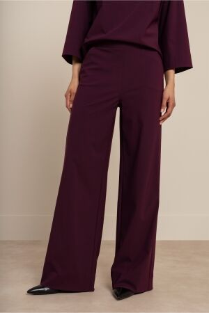 Studio Anneloes Studio Anneloes lexie bonded trousers 94802 Broek 3800 blackberry