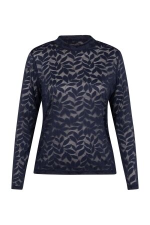 Studio Anneloes Studio Anneloes reagan lace top 91546 T-shirt Lange mouw 6900 dark blue