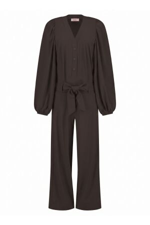 Studio Anneloes Studio Anneloes cherie jumpsuit 94854 Jumpsuit 8700 espresso