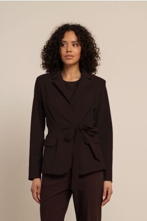 Studio Anneloes Studio Anneloes elin blazer 94859 Blazers 8700 espresso