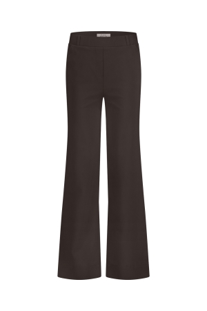 Studio Anneloes Studio Anneloes lexie winter bonded trousers 94863 Broek 8700 espresso