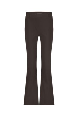 Studio Anneloes Studio Anneloes flair winter bonded trousers 94864 Flared 8700 espresso