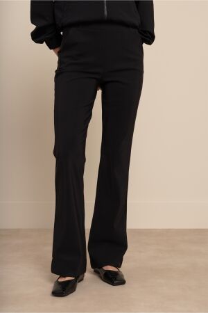 Studio Anneloes Studio Anneloes flair winter bonded trousers 94864 Flared 9000 black