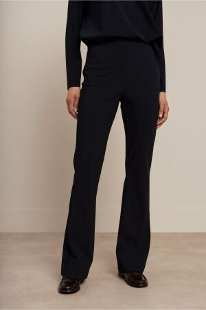 Studio Anneloes Studio Anneloes flair winter bonded trousers 94864 Flared 6900 dark blue