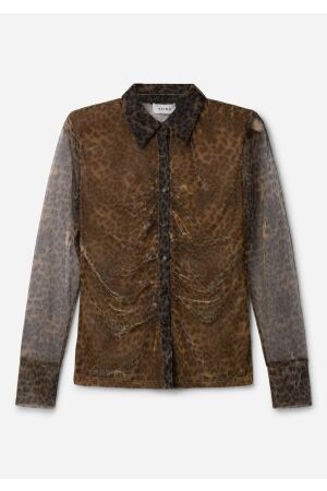 Aaiko Aaiko vigo mesh pes 155 T-shirt Korte mouw 180940 golden brown
