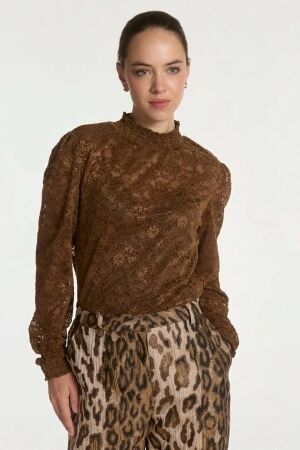 Aaiko Aaiko tory lace pes 199 Tops en Singlets 180940 golden brown