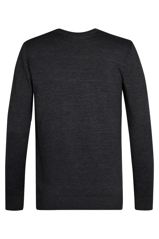 Petrol M-ROS-KWR201 Knitwear Round Neck Basic 9080 Steal Melee