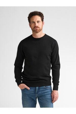 Petrol Petrol m-ros-kwr201 knitwear round neck basic Trui 9999 black