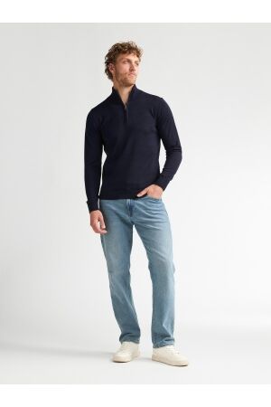 Petrol Petrol m-ros-kwc202 knitwear collar Trui 5178 navy blue
