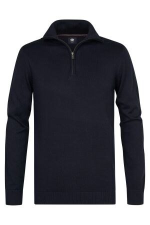 Petrol Petrol m-ros-kwc202 knitwear collar Trui 5178 navy blue