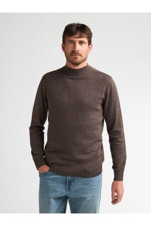 Petrol Petrol m-3060-kwc297 knitwear collar basic 7156 cedar brown