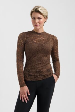 LADY DAY LADY DAY joshua l21.201.3653 T-shirt Lange mouw truffle