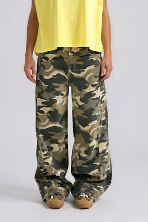 Turquoise by DAAN Turquoise by DAAN 09119 jeans camo Loose fit khaki