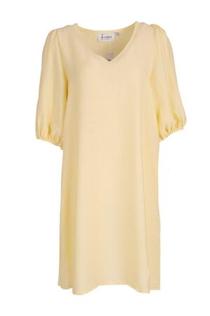Azzurro Azzurro dress a-3844 Jurken light yellow