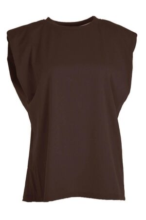 Azzurro Azzurro top a-8600 Tops en Singlets dark brown