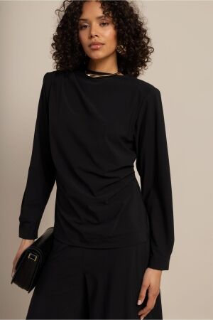 Studio Anneloes Studio Anneloes marleen top 14467 T-shirt Lange mouw 9000 black