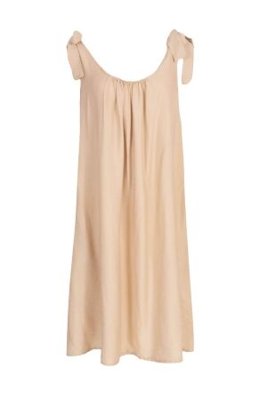 Azzurro Azzurro dress a-7361 Jurken beige