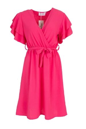 Azzurro Azzurro dress a-8798 Jurken fuchsia