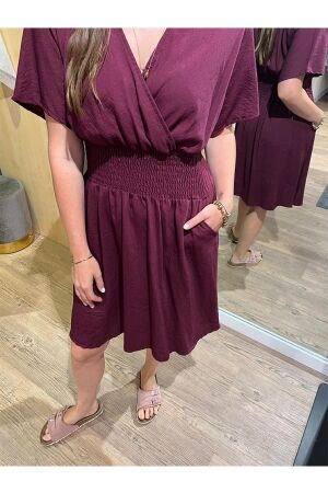 Azzurro Azzurro dress a-7111-1 Jurken bordo
