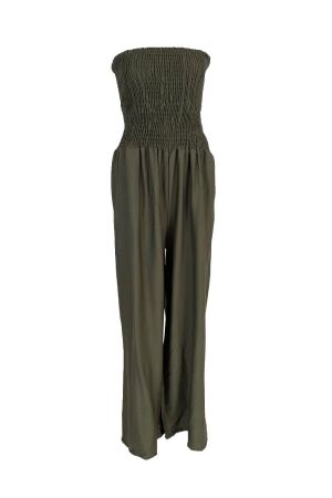 Azzurro Azzurro jumpsuit a-7206 Jumpsuit army green