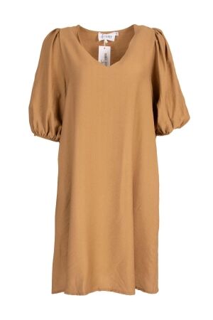 Azzurro Azzurro dress a-3844 Jurken camel