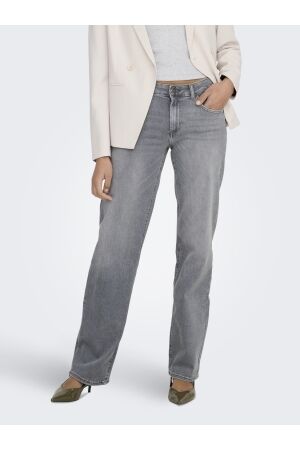 Only Only onlblush mid straight dnm tai0918 noos Broek medium grey denim
