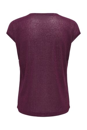 Only Only onlsilvery s/s v neck lurex top jrs noos T-shirts fig