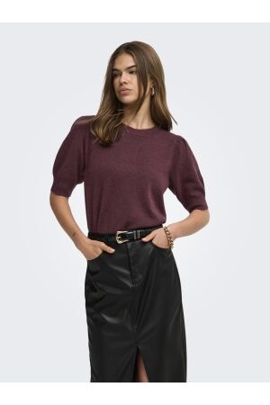 Only Only onlrica 2/4 pullover knt noos Trui zinfandel melange