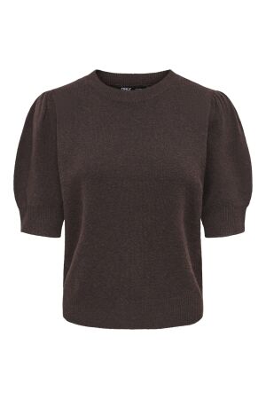 Only Only onlrica 2/4 pullover knt noos Trui chocolate torte melange