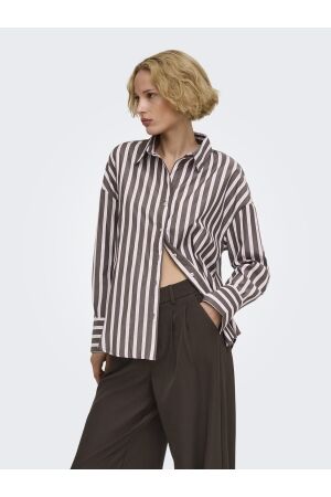 Only Only onloregon alva ls reg shirt noos wvn Blouse coffee bean