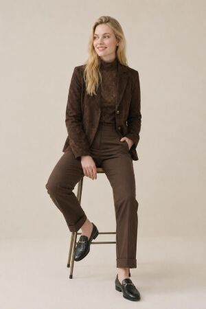 Helena Hart Helena Hart blazer quincy biker 7832 Blazers choco