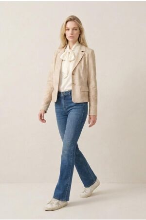 Helena Hart Helena Hart blazer quincy biker 7832 Blazers sand