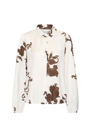 Helena Hart Helena Hart blouse farah print 7887 Blouse ecru