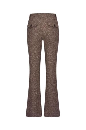 Helena Hart Helena Hart broek flair lano lurex 7853 Flared choco