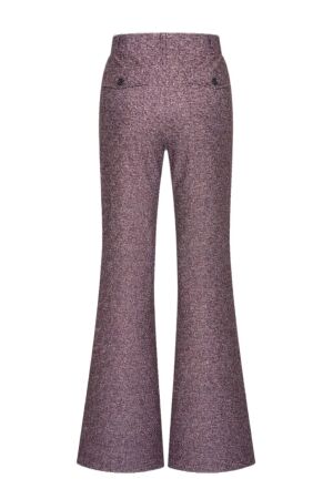 Helena Hart Helena Hart broek flair lano lurex 7853 Flared burgundy
